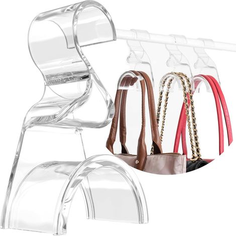 Support Pour Sac - Acrylique Transparent - Convient Pour Sacs À Main Et Sac À Dos - Lot De 3 (1/5)