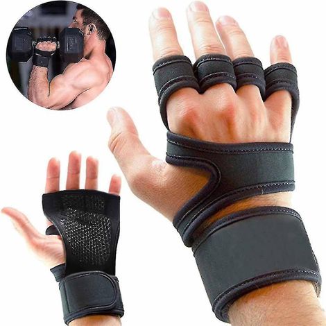 Gants d'entraînement unisexes, adaptés à l'haltérophilie, à l'entraînement, au cross-training et au renforcement de la force de préhension. (1/3)