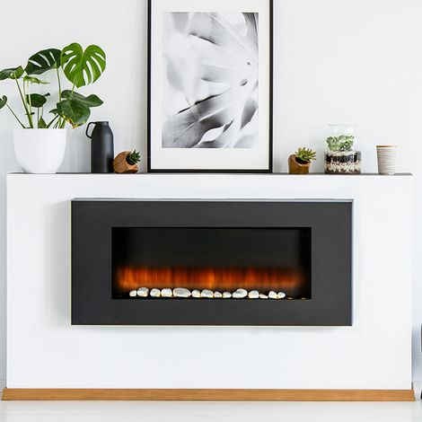 Cheminée électrique décorative murale 2000 W (1/5)