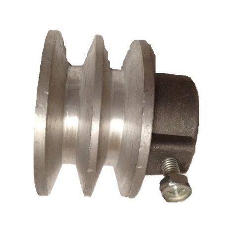 POLEA DE ACERO 20 mm CANAL 6 mm EXT.64