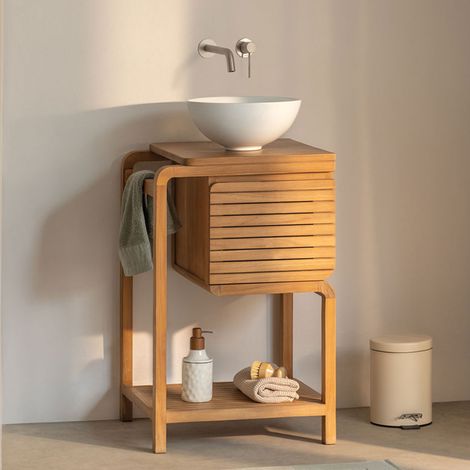 Set di mobili da bagno in legno di teak Bradley SKLUM (1/5)
