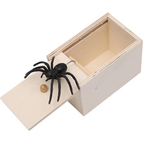 Boîte à farces en bois, petite, pour Halloween (1/4)