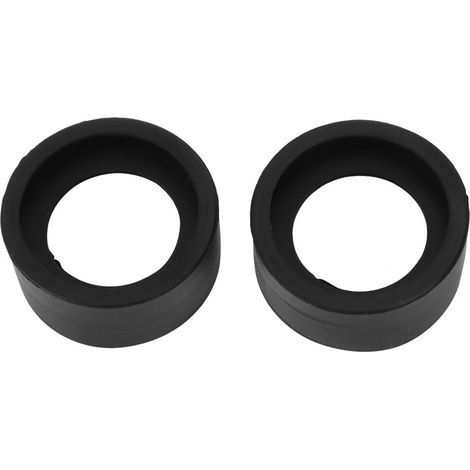 Lot de 2 protections d'oculaire en caoutchouc de 36 mm de diamètre pour microscope stéréo (angle plat) (1/5)