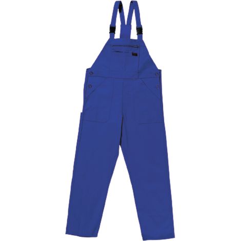 Salopette bleue, 100% coton, taille 52