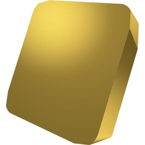 Fräswendeschneidplatte ISO SPKN 1203EDER:M8330 Tiefe 9mm PVD beschichtet Gold (1/2)
