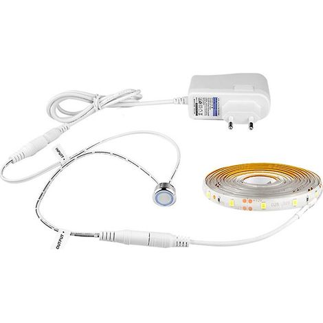 Interrupteur variateur à contact, interrupteur pour ruban LED pour cuisine/chambre, lampe à commande par contact 12 V étanche (1/4)
