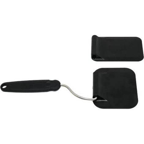 Spatule de cuisine modulable 6 angles réglables, avec 2 têtes interchangeables, pour poêle, friteuse à air et plancha (1/5)