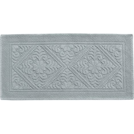VIVARAISE - Tapis de bain Vivaraise Enzo en coton - 54 x 110 cm