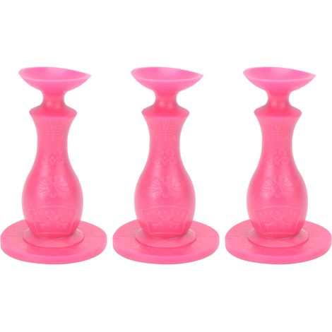 3-teiliges Türstopper-Set für Waschmaschinen, rosafarbener Türstopper aus Gummi für den Heimgebrauch (1/5)