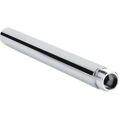 Extensión de brazo de ducha de acero inoxidable, tubo de extensión de ducha de 25 cm, tubo de extensión de ducha redondo, brazo de extensión de cabezal de ducha G 1/2" (1/5)