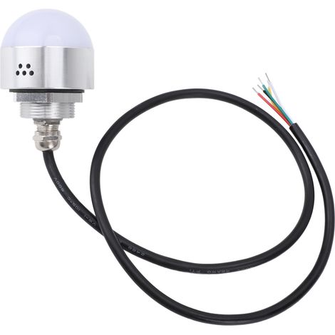 Voyant signalétique LED industriel 24V professionnel résistant à l'eau 3 couleurs lampe d'alerte ronde (1/5)