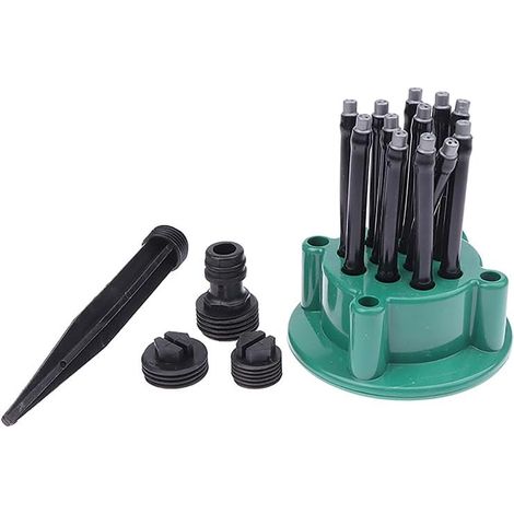 SHINING HOUSE1Pc Automatique Jardin Arrosage Pelouse Arroseurs 360 Rotation Degré Herbe Plantes Système D'irrigation avec Buse pour La Maison Cour Jardin,910cm (1/5)