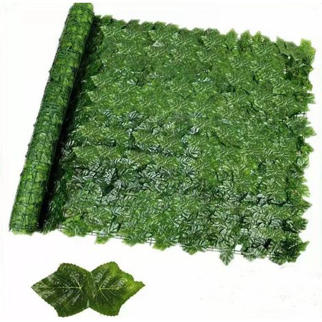 Clôture murale artificielle, décoration de clôture, pelouse, feuillage vert, clôture de balcon, revêtement d'enclos, fausse plante verte, plafond (1/5)