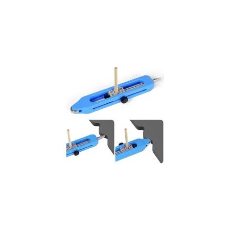 Jauge de Contour Avec Serrure, Outil de Profil Règle de Mesure Du Travail Du Bois Outils de Jauge de Duplicateur de Contour Irrégulier, Cadeau pour Charpentier (Améliorer)