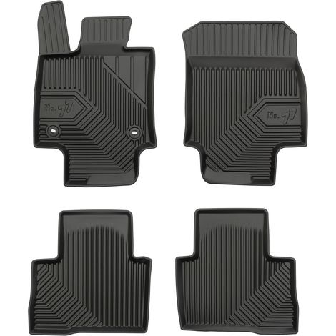 Tapis de Sol de Voiture pour Toyota RAV4 V 2019-2025 TPE Antidérapant Noir 4Pcs (1/5)