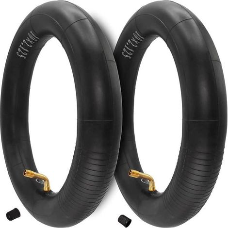 2 Chambres à air 10x2.125 avec Valve coudée 70-90 Compatible avec Pneu Gonflable 10x2.12510x2.2510x2.5 pour Trottinette (1/4)