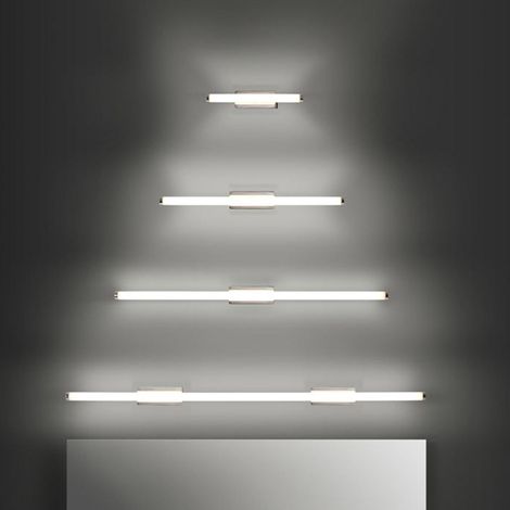 LEDS C4 Toi LED Petite Salle De Bains LED Sur Miroir Lumière Petite Chrome IP44 6.7W 3000K