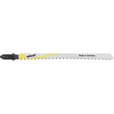 Wolfcraft 2324000 Stichsägeblätter HCS 130 mm T-Schaft 1 St.