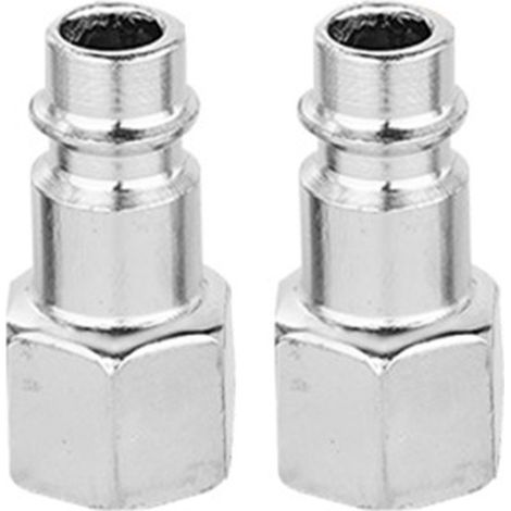 Conector Rápido Set 2 Uds WADFLOW, Tipo Europeo, Rosca 1/4" (1/4)