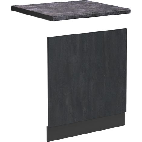 Façade R-Line, Béton noir, 60 cm PT Anthracite, Vicco