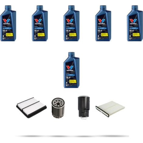 Kit tagliando 3 FILTRI e 6L OLIO compatibile con Mazda Cx-3 (DK) Skyactiv-D 105 77kw dal 2015 (1/5)