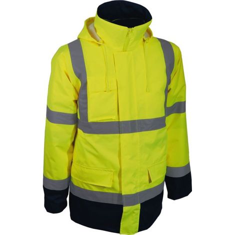 Parka Hivi 4 in 1 Giallo Paca Taglia 7