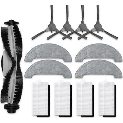 Repuestos y accesorios para aspiradoras robot Lydsto G1 / Polaris PVCR 1226 / Coredy R750: cepillo lateral principal, filtro HEPA y mopa. (1/5)