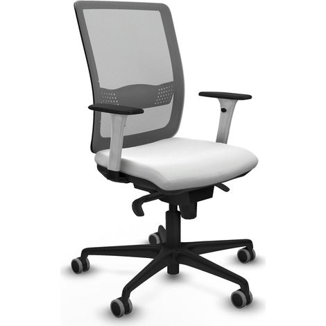Silla piqueras y crespo Haches blanco 65 mm ruedas cómoda (1/2)
