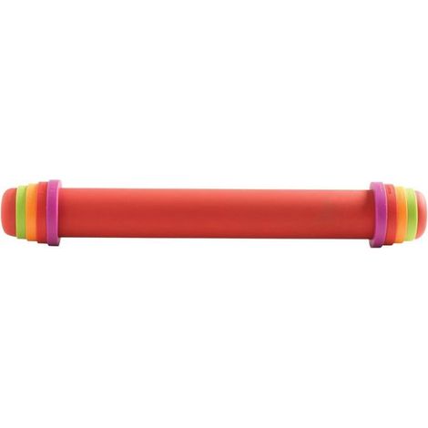 MASTRAD - ROULEAU PATISSERIE AJUSTABLE 41CM ROUGE