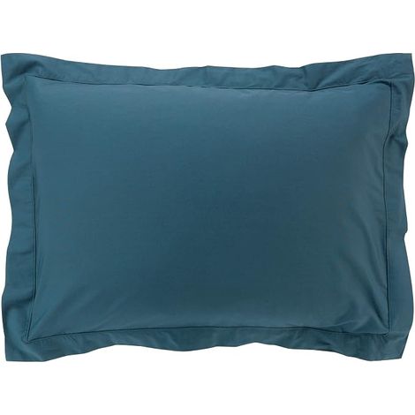 Technologie tissu oreiller canapé salon oreiller moderne lumière luxe housse de coussin sans noyau coussin de dos confortable et simple brume bleu 45x65cm (taie d'oreiller uniquement)