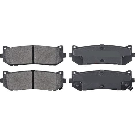 KIT PASTIGLIE FRENO POSTERIORI compatibile con KIA CARENS II MPV / SPACE WAGON (FJ) / PASTIGLIE FRENANTI AUTO OEM FDB1569 , / SOSTITUZIONE DIRETTA / BASSA POLVERE / SILENZIOSO (1/4)
