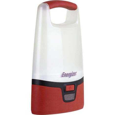 Energizer E304157300 Vision USB LED Camping-Laterne  1300 lm batteriebetrieben  Rot/Schwarz
