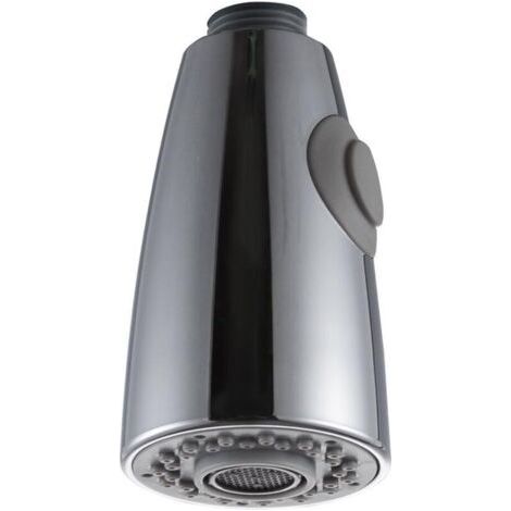 1PCS Deux Fonctions Robinet Cuisine Remplacement Extractible pour Douchette Evier Cuisine tête de pulvérisation en Chrome 1/2" L'interface