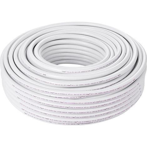 Tuyaux de chauffage radiant au sol, longueur de 328 pieds, conception étanche, 16X2 100M (1/2)