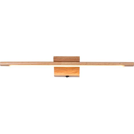 Lampe de Miroir Salle de Bain Bois Avec Interrupteur L60cm Lumière chaude
(1/5)