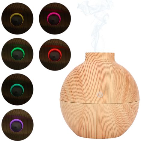 Diffuseur d'huiles essentielles USB rechargeable 130ml - Humidificateur d'air silencieux pour chambre et bureau (1/5)