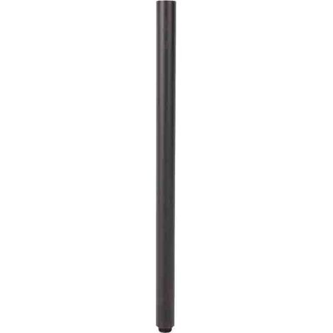 Tubo alargador ducha inoxidable negro 400 mm (1/5)