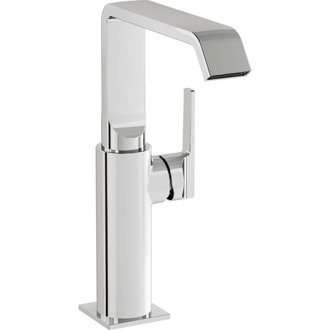 Vitra Suit Single Lever Side Action Tall Basin Mixer Tap - Chrome (1/5)