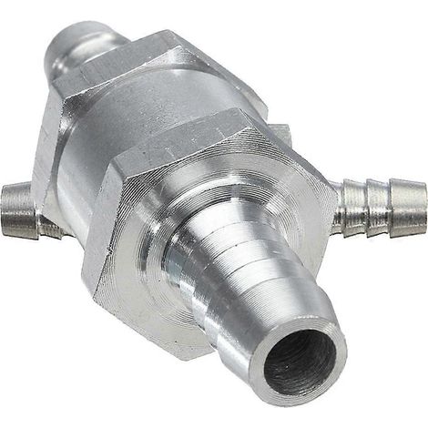 Clapet anti-retour unidirectionnel en alliage d'aluminium 6/8/10/12 mm pour carburant essence/diesel (M10) (1/2)
