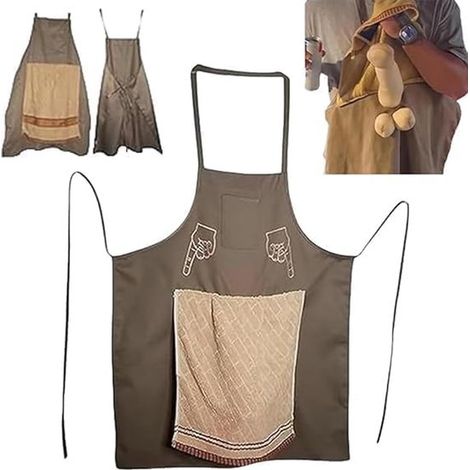 Tablier de cuisine - Tablier avec poche secrète - Tablier de barbecue (1/5)