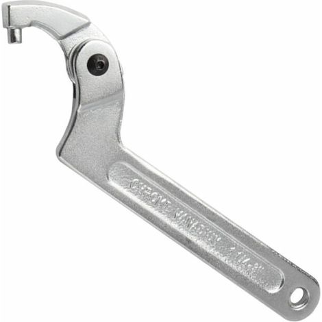RHG Clés à ergot articulées ajustable pour écrous à encoches 32-76mm，1 article