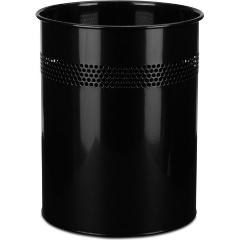Abfallsammler / Mülleimer CLEAN III schwarz hjh OFFICE
