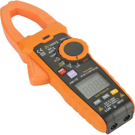 PEAKMETER PM2128 Handliches digitales AC/DC-Spannungs- und Stromzangenmessgerät, Widerstands- und Kapazitätsmessgerät (1/5)