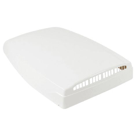 Capot extérieur de toit pour climatiseur mobile – Plastique blanc – Compatible modèles Dometic – 386230121 (1/3)