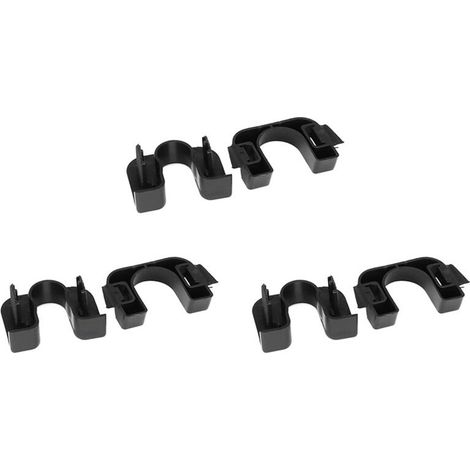Tre clip di fissaggio per la copertura/parete divisoria del bagagliaio, adatte a Ford Focus MK3, Mondeo 4, Fiesta MK7 e MK8.