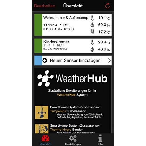 TFA-Dostmann TFA WeatherHub Temperaturmonitor Starter Set 1 avec Temp. Sender (1/5)