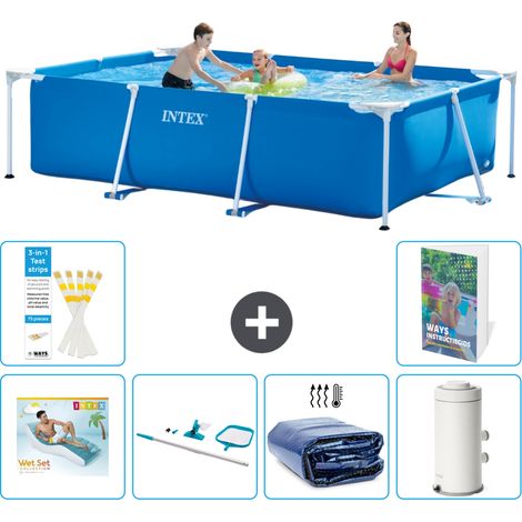 Rechteckiger Frame Pool - 300x200x75 cm - 7-teilig S96