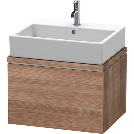 Mueble de lavabo Duravit L-Cube para consola Compact, ancho 620mm, profundidad 477mm, 1 cajón, color: Cerezo del Tesino - LC58007373 (1/5)