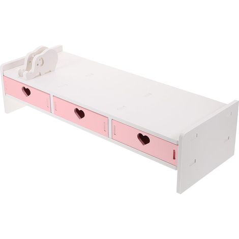 Support Surélevé pour Ordinateur Portable en Pvc , Rehausseur de Bureau Confortable et Frais, pour Organiser le Bureau et Optimiser L'espace de Travail (1/5)
