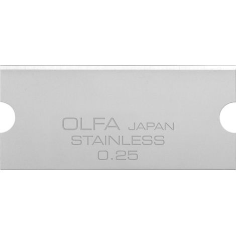 Lames OLFA en acier inoxydable, lot de 6 pour GSR-2, 40 x 18 mm